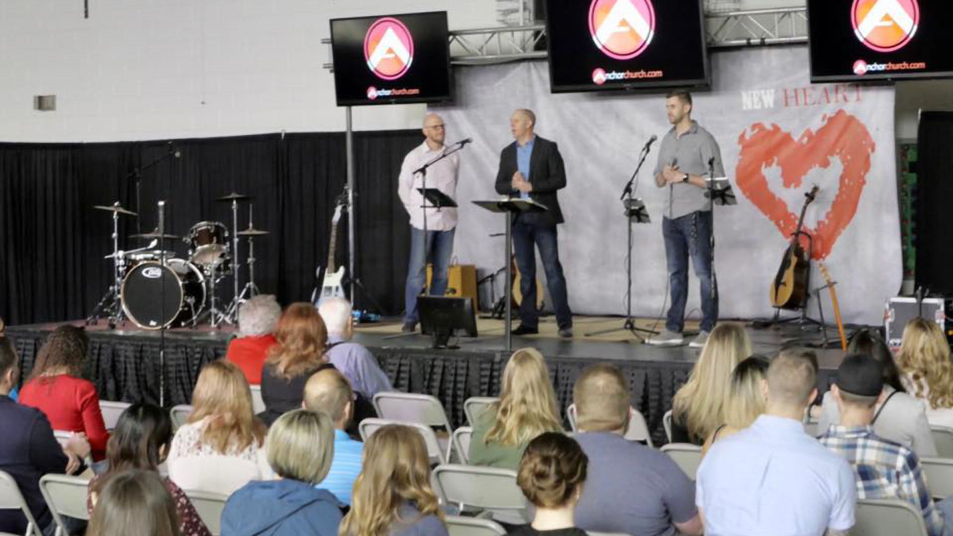 Anchor Church Staff on Stage